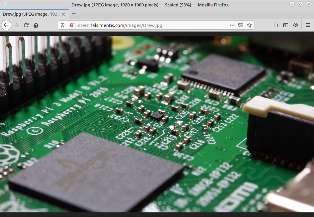 Falsimentis view image page displaying circuitboard.jpg contents on the server named Drew.jpg